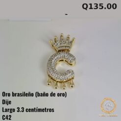 Dije C-42 · Largo 3.3 cm