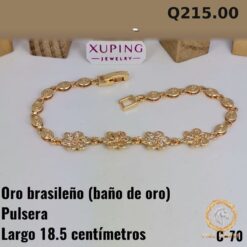 Pulsera C-70 · Largo 18.5 cm