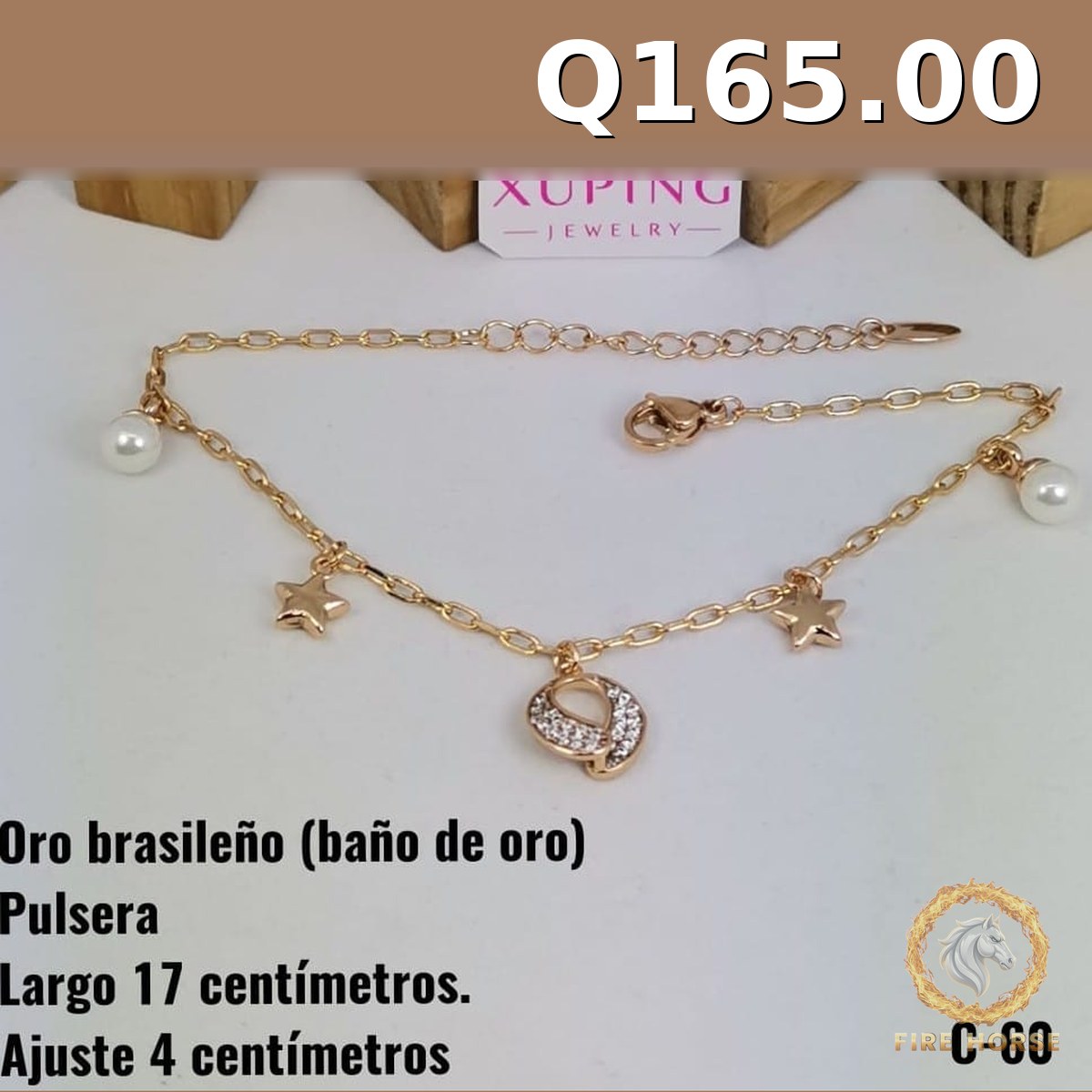 Pulsera C-60 · Largo 17 cm