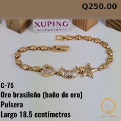 Pulsera C-75 · Largo 18.5 cm