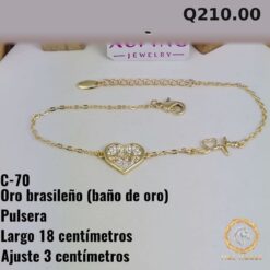 Pulsera C-70 · Largo 18 cm