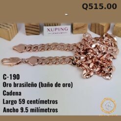 Cadena · Largo 59 cm / Ancho 9.5 mm