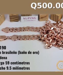Cadena · Largo 59 cm / Ancho 9.5 mm