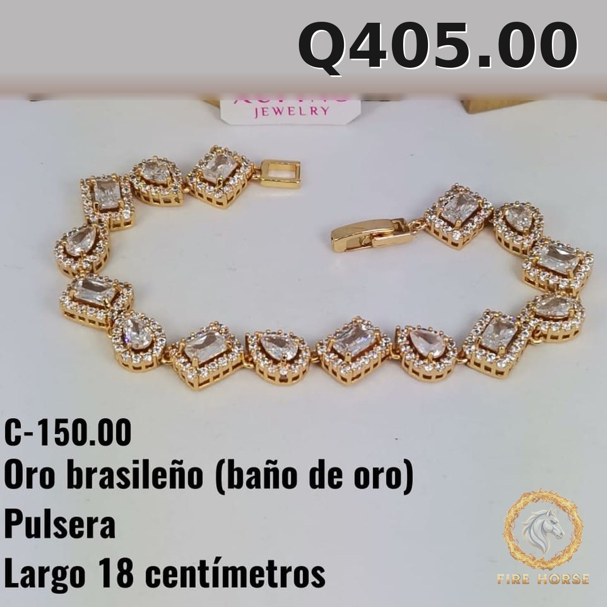 Pulsera C-150 · Largo 18 cm