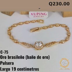 Pulsera C-75 · Largo 19 cm