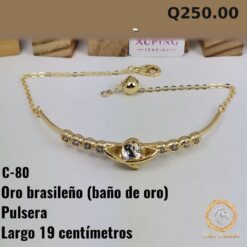 Pulsera C-80 · Largo 19 cm