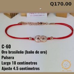 Pulsera C-60 · Largo 18 cm