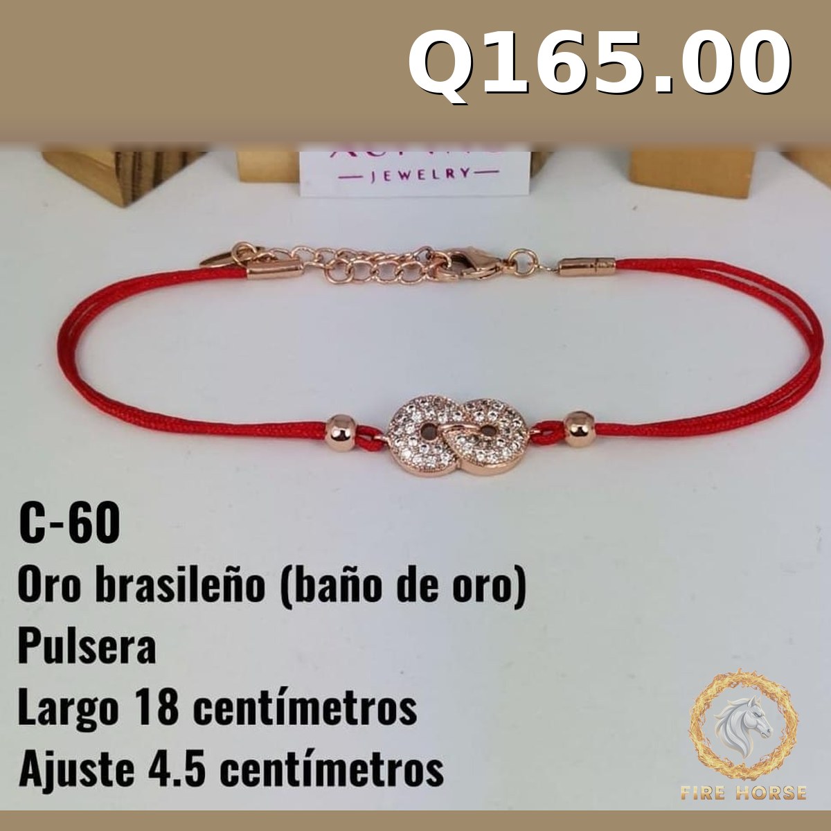 Pulsera C-60 · Largo 18 cm