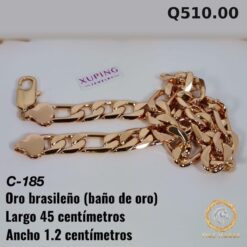 Cadena C-185 · Largo 45 cm / Ancho 1.2 cm