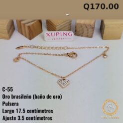 Pulsera C-55 · Largo 17.5 cm