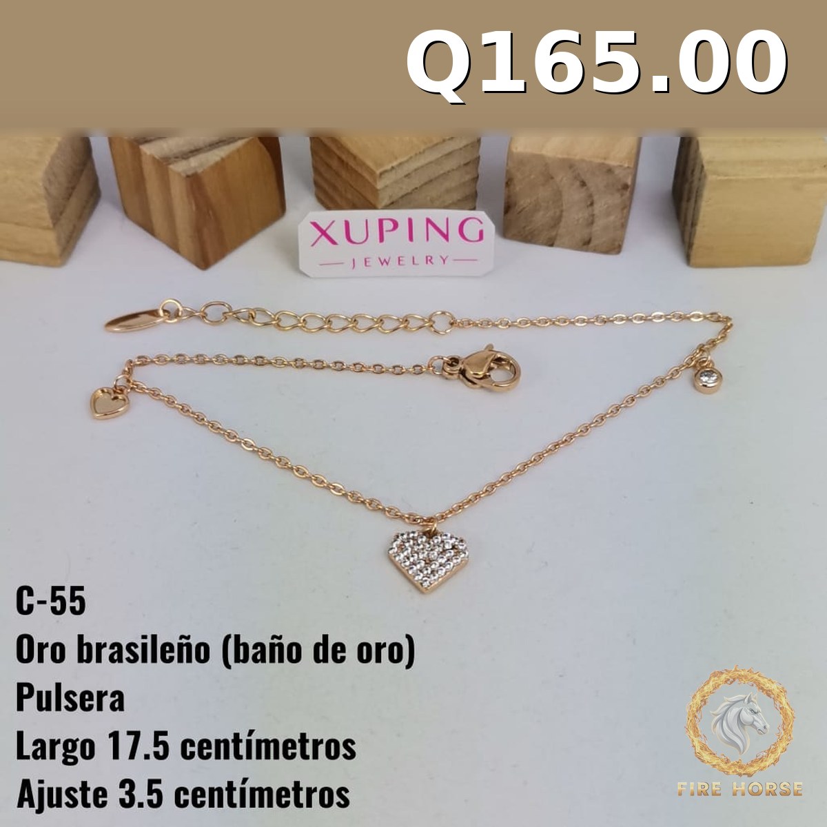 Pulsera C-55 · Largo 17.5 cm