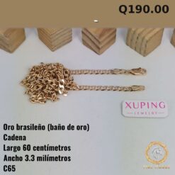 Cadena C-65 · Largo 60 cm / Ancho 3.3 mm