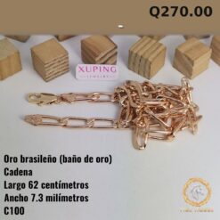 Cadena C-100 · Largo 62 cm / Ancho 7.3 mm