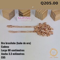 Cadena C-65 · Largo 60 cm / Ancho 3.3 mm