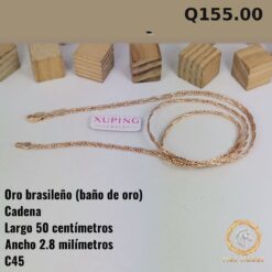 Cadena C-45 · Largo 50 cm / Ancho 2.8 mm