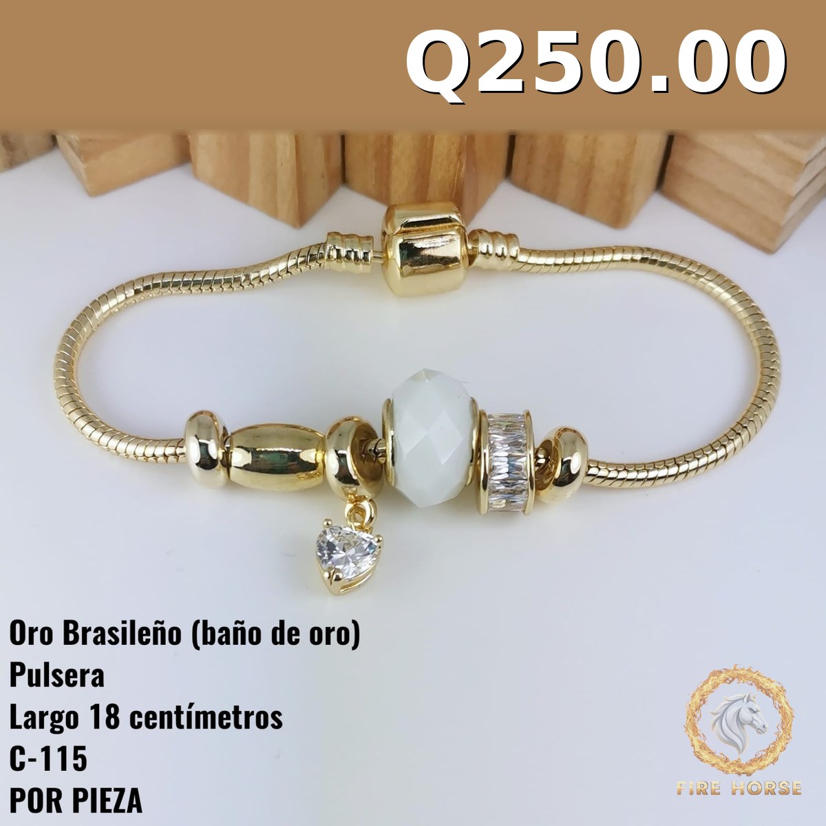 Pulsera C-115 · Largo 18 cm