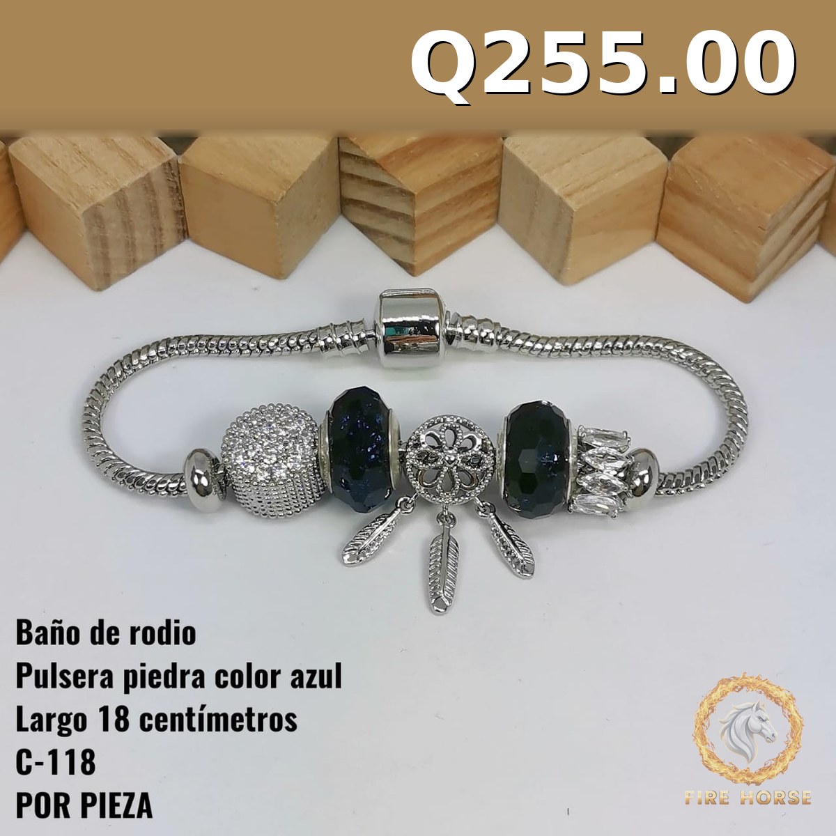 Pulsera C-118 · Largo 18 cm