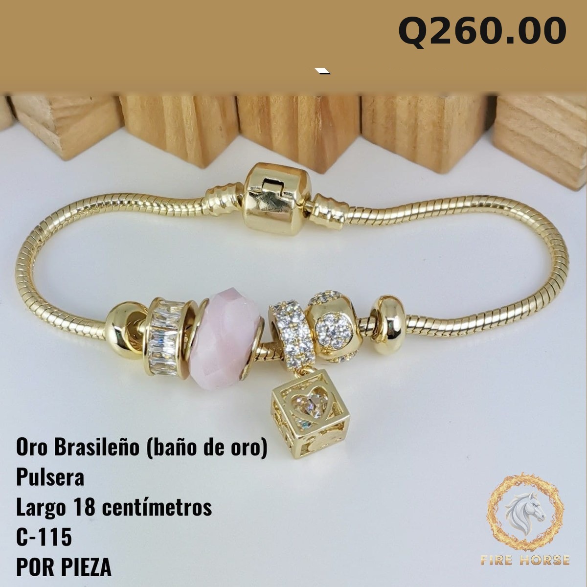 Pulsera C-115 · Largo 18 cm - Imagen 2