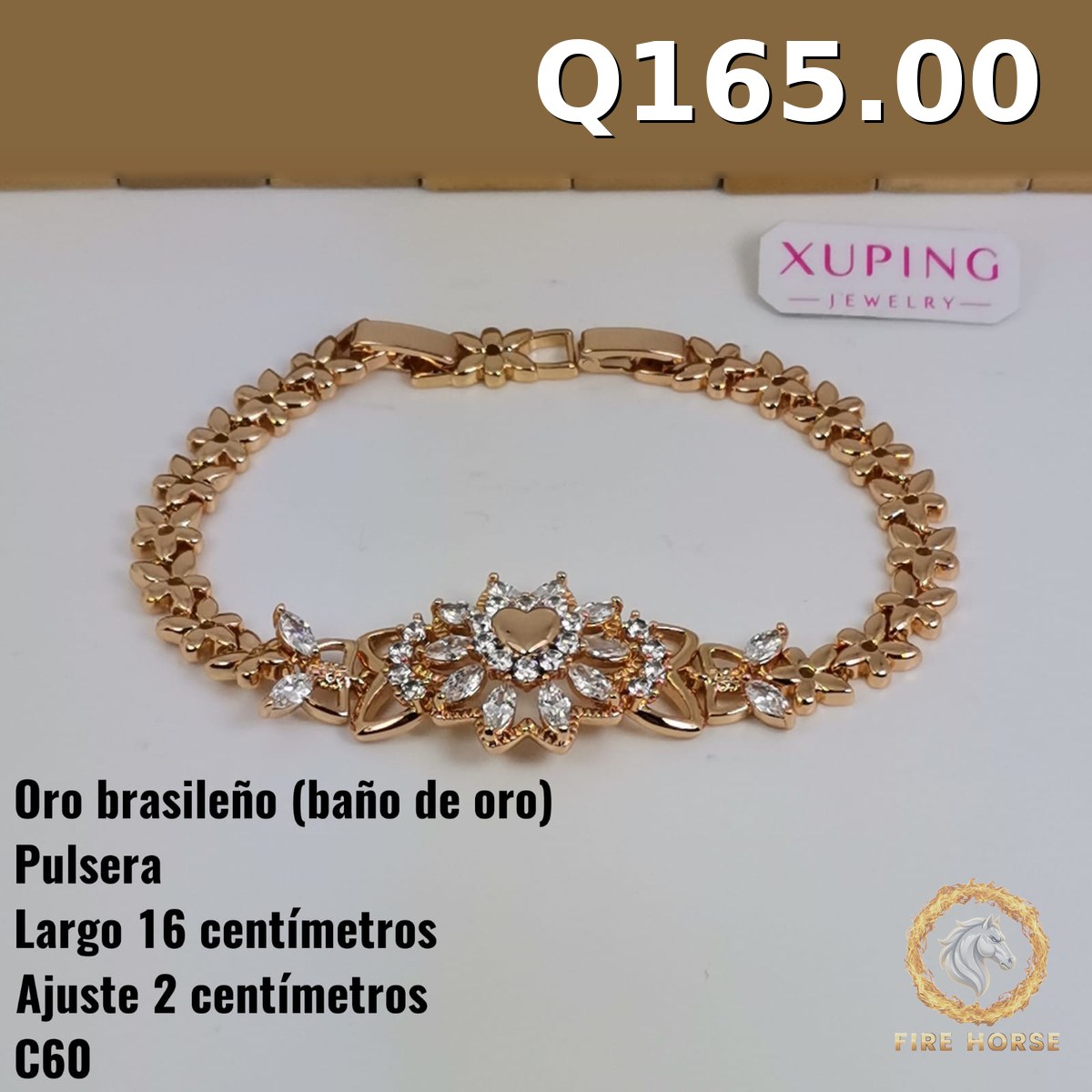 Pulsera C-60 · Largo 16 cm