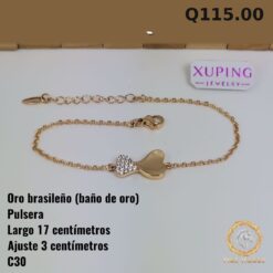 Pulsera C-30 · Largo 17 cm