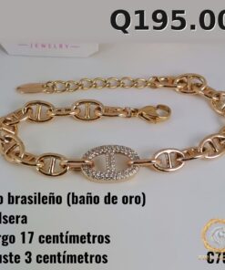 Pulsera C-75 · Largo 17 cm