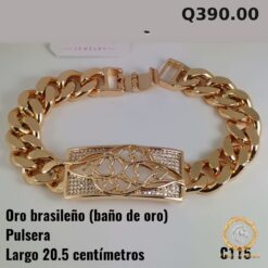Pulsera C-115 · Largo 20.5 cm