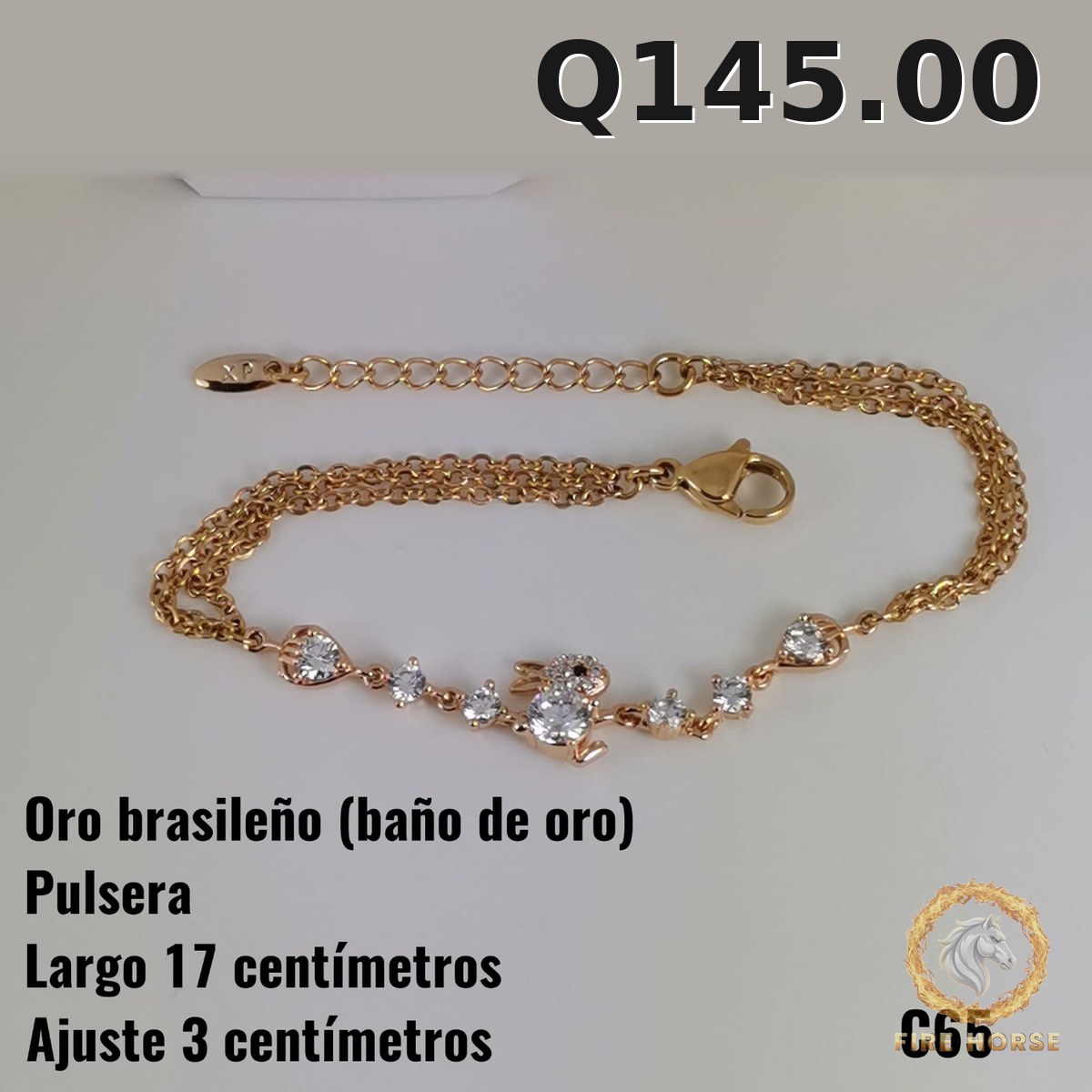 Pulsera C-65 · Largo 17 cm