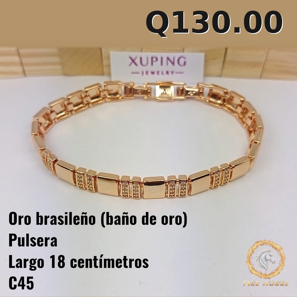 Pulsera C-45 · Largo 18 cm