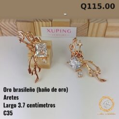 Aretes C-35 · Largo 3.7 cm