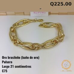Pulsera C-75 · Largo 21 cm