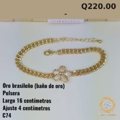 Pulsera C-74 · Largo 16 cm