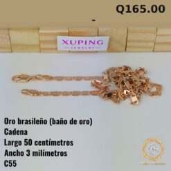 Cadena C-55 · Largo 50 cm / Ancho 3 mm
