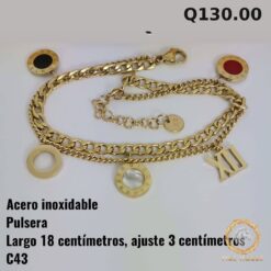 Pulsera C-43 · Largo 18 cm