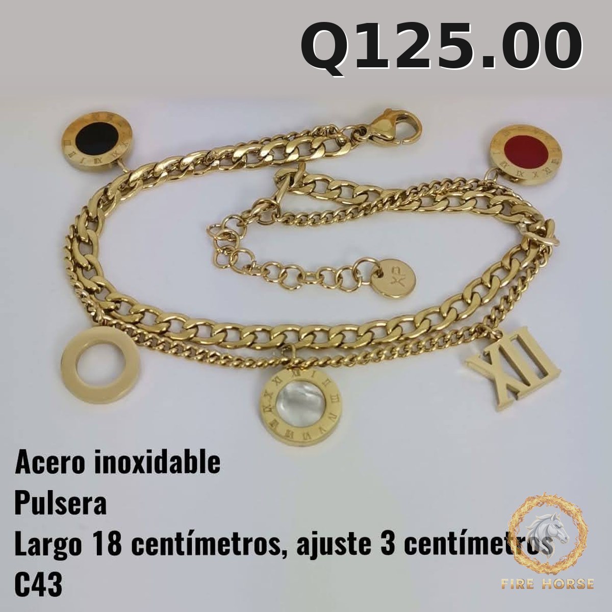 Pulsera C-43 · Largo 18 cm