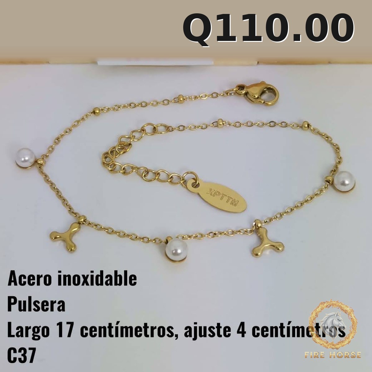 Pulsera C-37 · Largo 17 cm