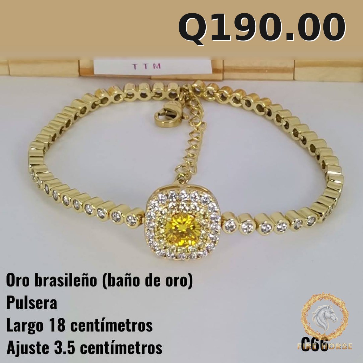 Pulsera C-66 · Largo 18 cm
