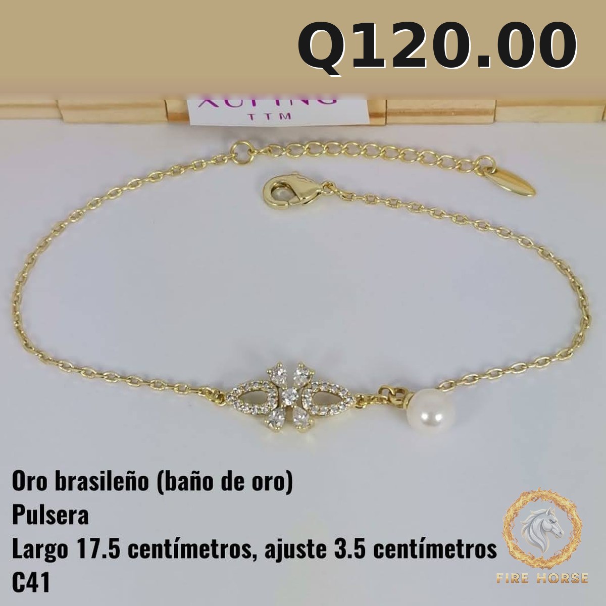 Pulsera C-41 · Largo 17.5 cm