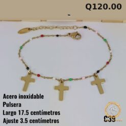 Pulsera C-39 · Largo 17.5 cm