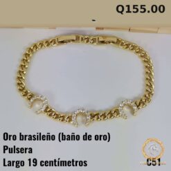 Pulsera C-51 · Largo 19 cm