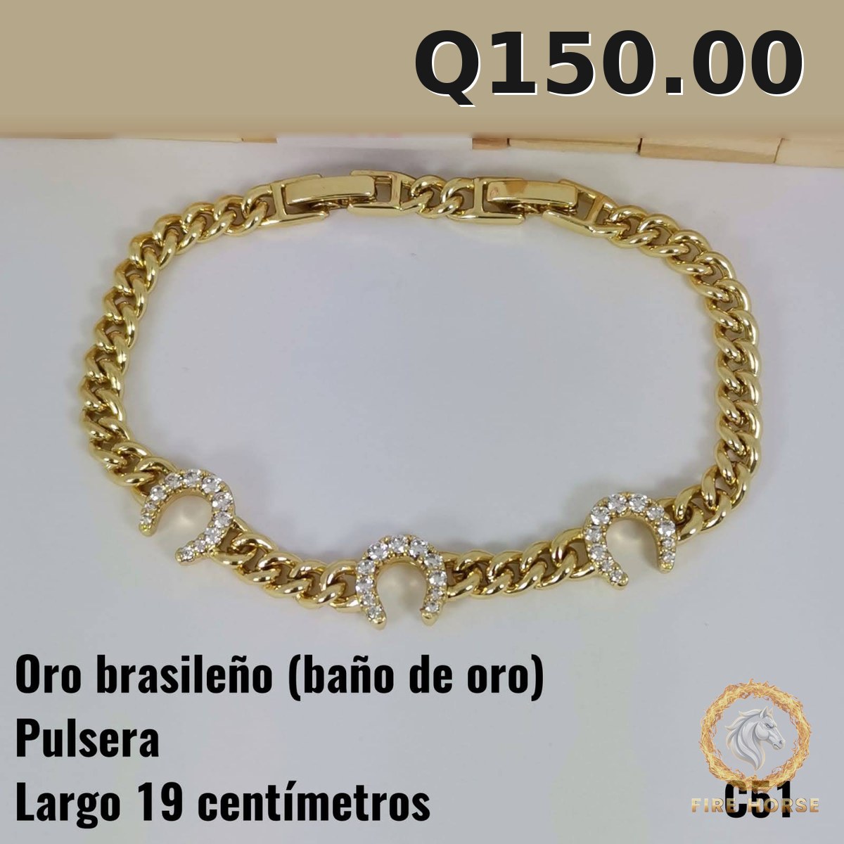 Pulsera C-51 · Largo 19 cm