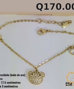 Pulsera C-58 · Largo 17.5 cm