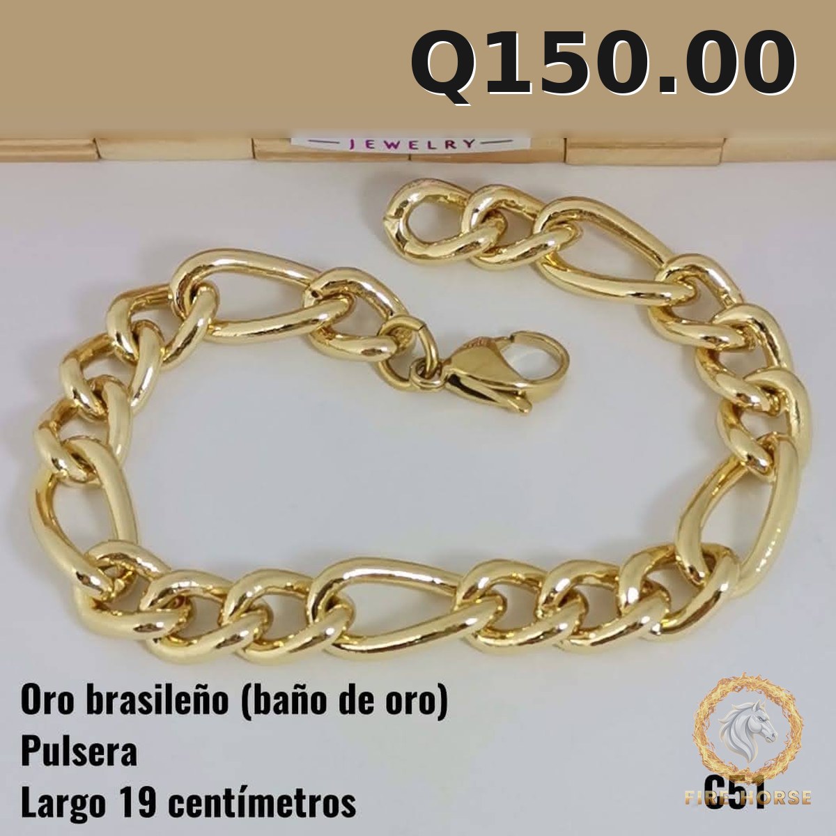 Pulsera C-51 · Largo 19 cm - Imagen 2
