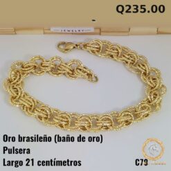 Pulsera C-79 · Largo 21 cm