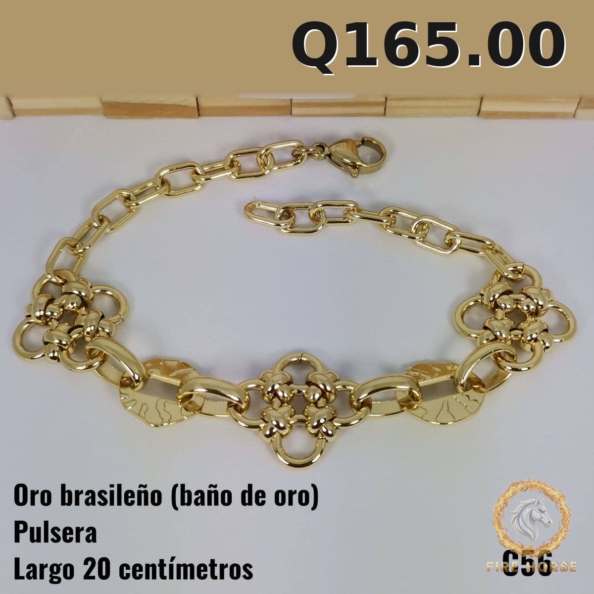 Pulsera C-56 · Largo 20 cm