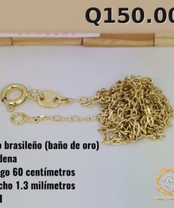 Cadena C-51 · Largo 60 cm / Ancho 1.3 mm