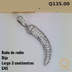 Dije C-45 · Largo 3 cm