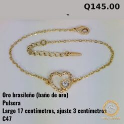Alternative view of Pulsera C-47 · Largo 17 cm