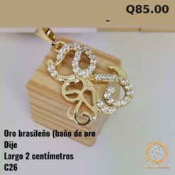 Dije C-26 · Largo 2 cm