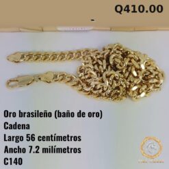 Cadena C-140 · Largo 56 cm / Ancho 7.2 mm