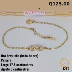 Alternative view of Pulsera C-41 · Largo 17.5 cm